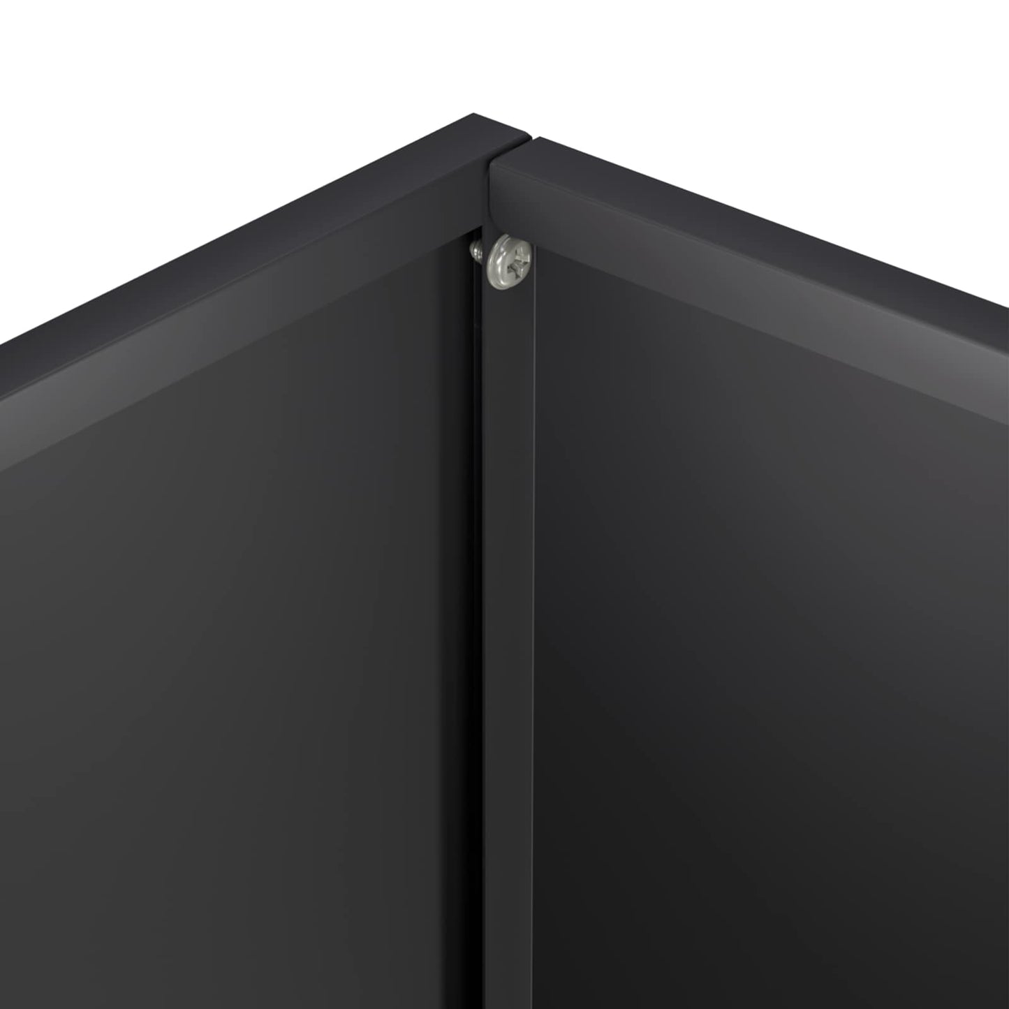 vidaXL Garden Planter Black 40 x 30 x 40 cm Cold-rolled Steel