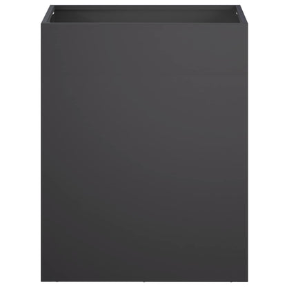 vidaXL Garden Planter Black 40 x 30 x 40 cm Cold-rolled Steel