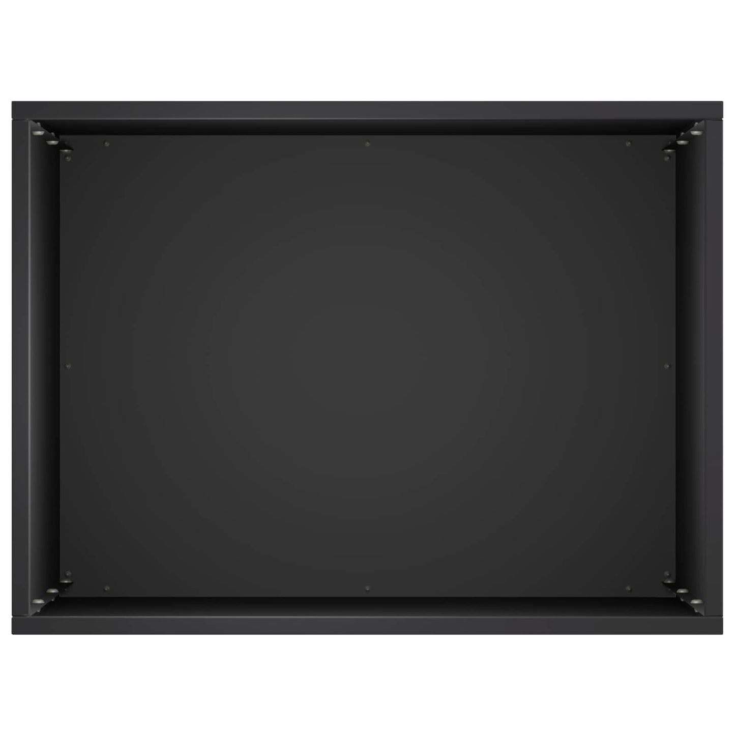vidaXL Garden Planter Black 40 x 30 x 40 cm Cold-rolled Steel