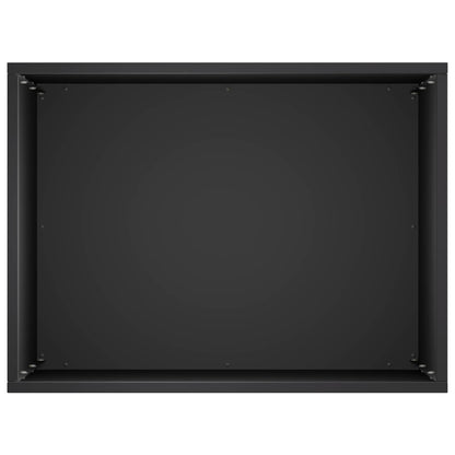 vidaXL Garden Planter Black 40 x 30 x 40 cm Cold-rolled Steel