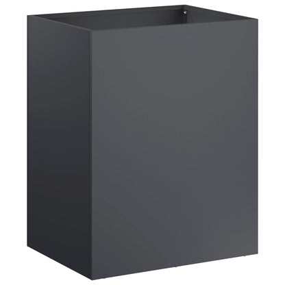 vidaXL Garden Planter Anthracite 40 x 30 x 40 cm Cold-rolled Steel