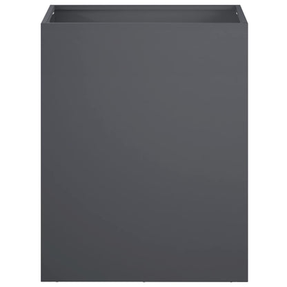 vidaXL Garden Planter Anthracite 40 x 30 x 40 cm Cold-rolled Steel