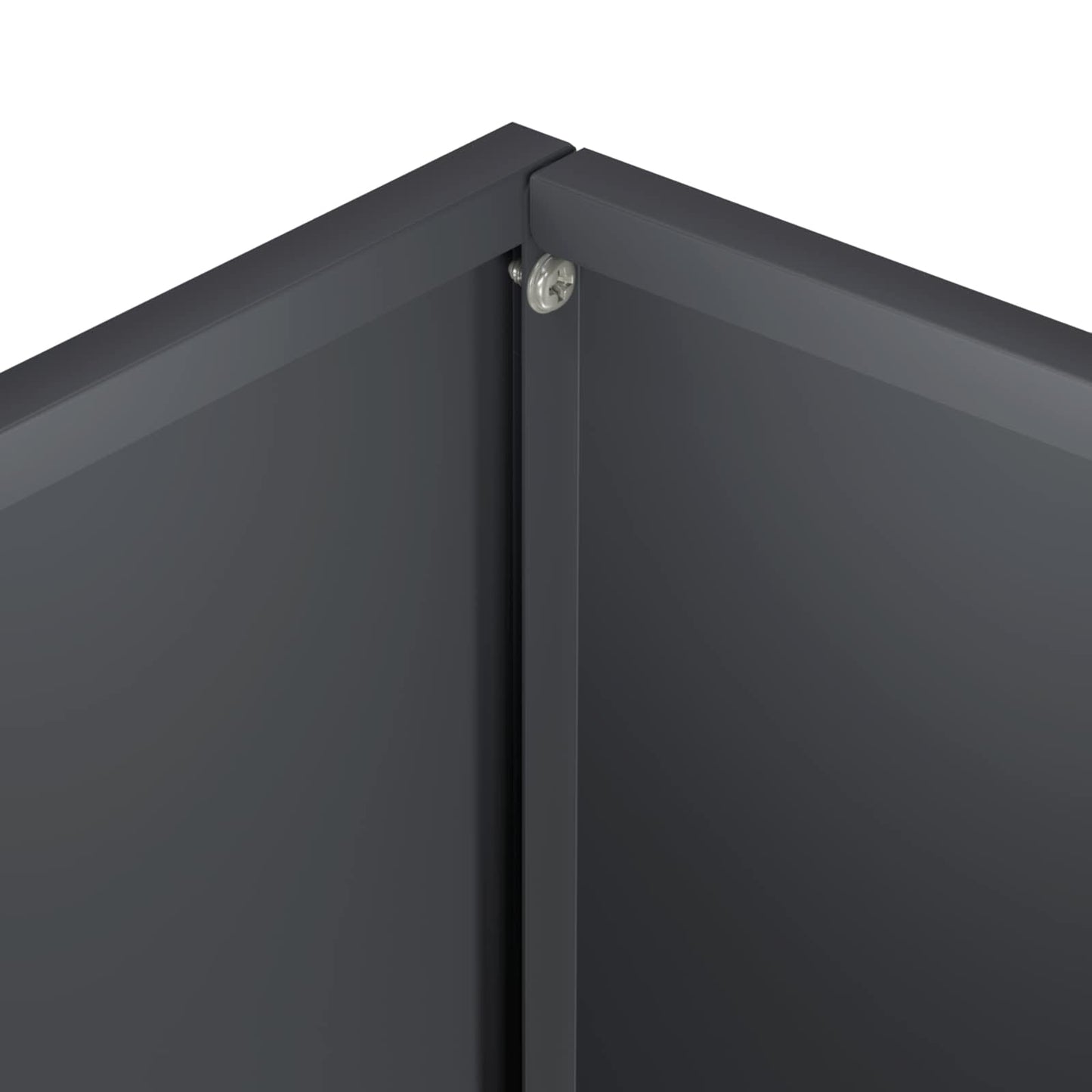 vidaXL Garden Planter 2 pcs Anthracite 40 x 30 x 40 cm