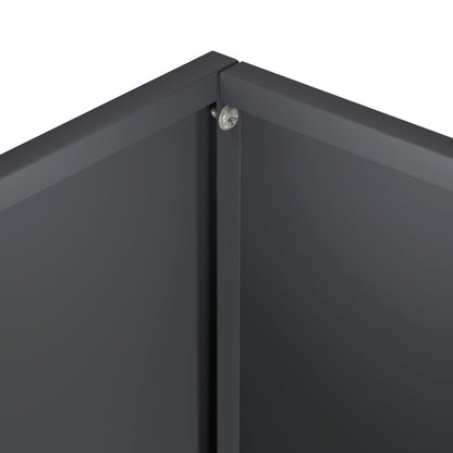 vidaXL Garden Planter 2 pcs Anthracite 40 x 30 x 40 cm