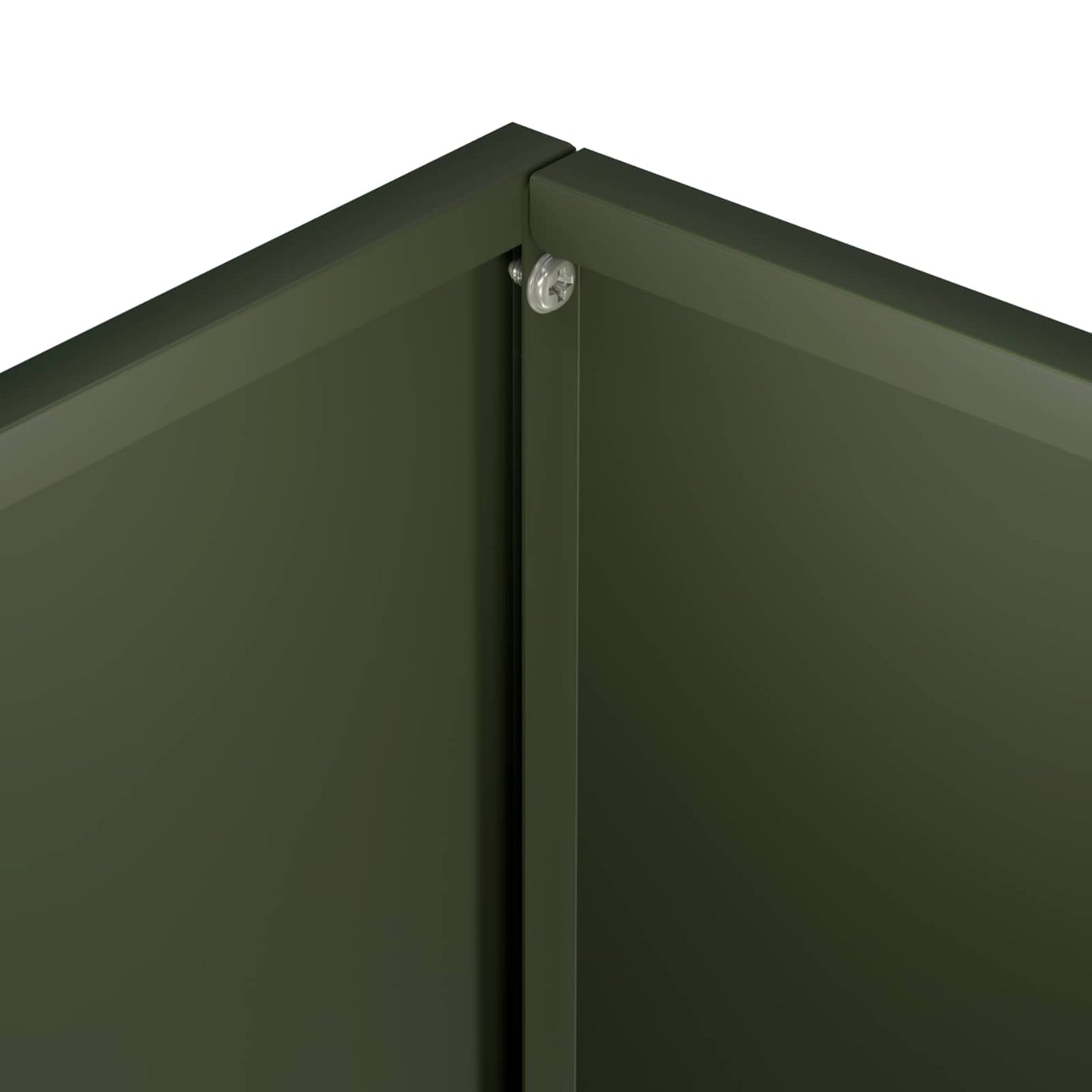 vidaXL Garden Planter 2 pcs Olive Green 40 x 30 x 40 cm