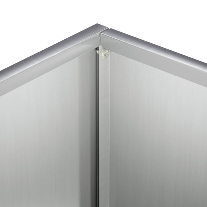 vidaXL Garden Planter 2 pcs Silver 40 x 30 x 40 cm Galvanised Steel