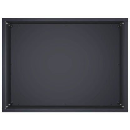 vidaXL Garden Planter Anthracite 40 x 30 x 50 cm Cold-rolled Steel