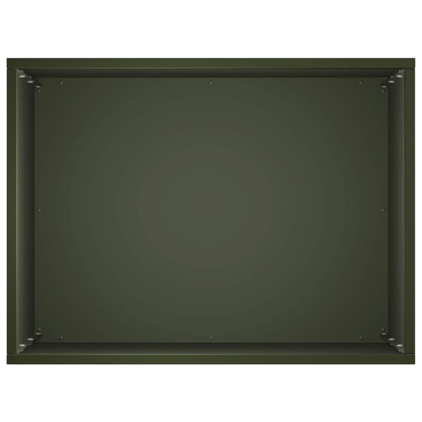 vidaXL Garden Planter Olive Green 40 x 30 x 50 cm Cold-rolled Steel