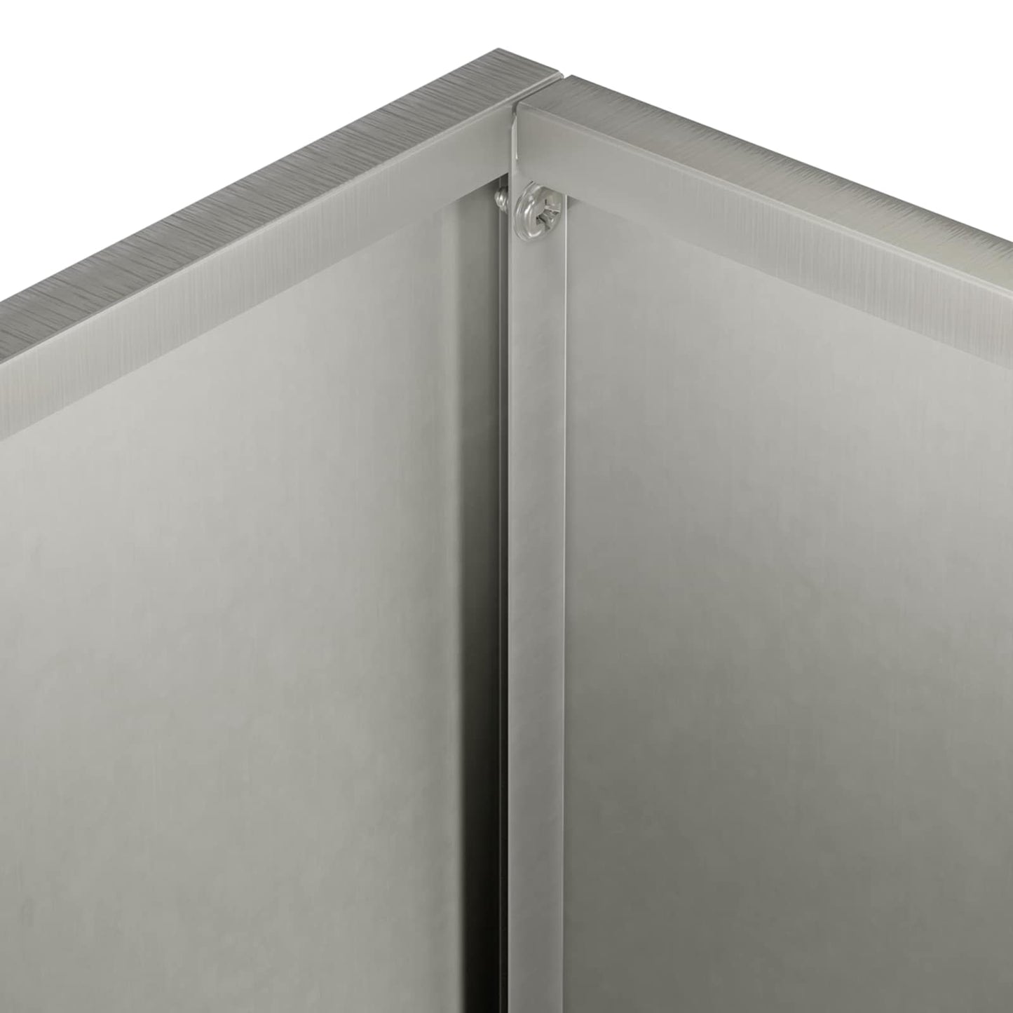 vidaXL Garden Planter Silver 40 x 30 x 50 cm Stainless Steel