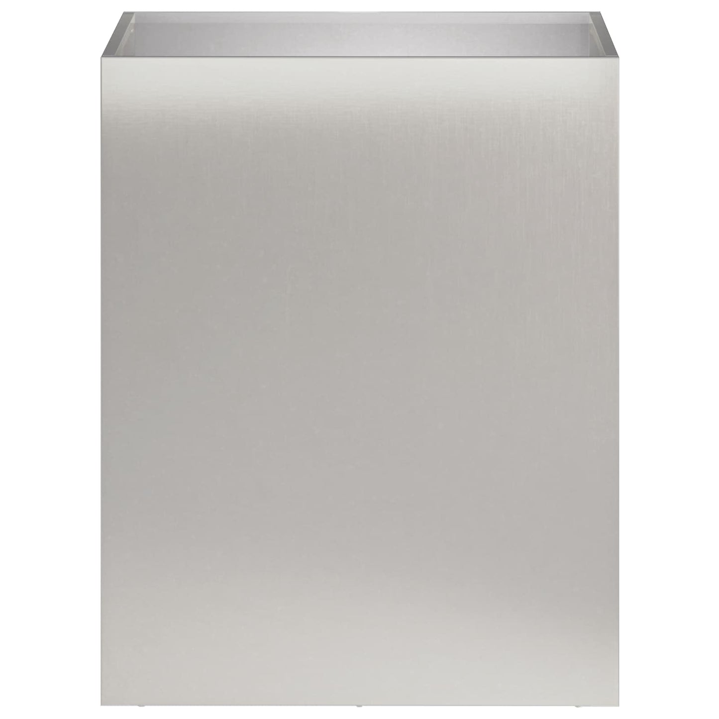 vidaXL Garden Planter Silver 40 x 30 x 50 cm Stainless Steel