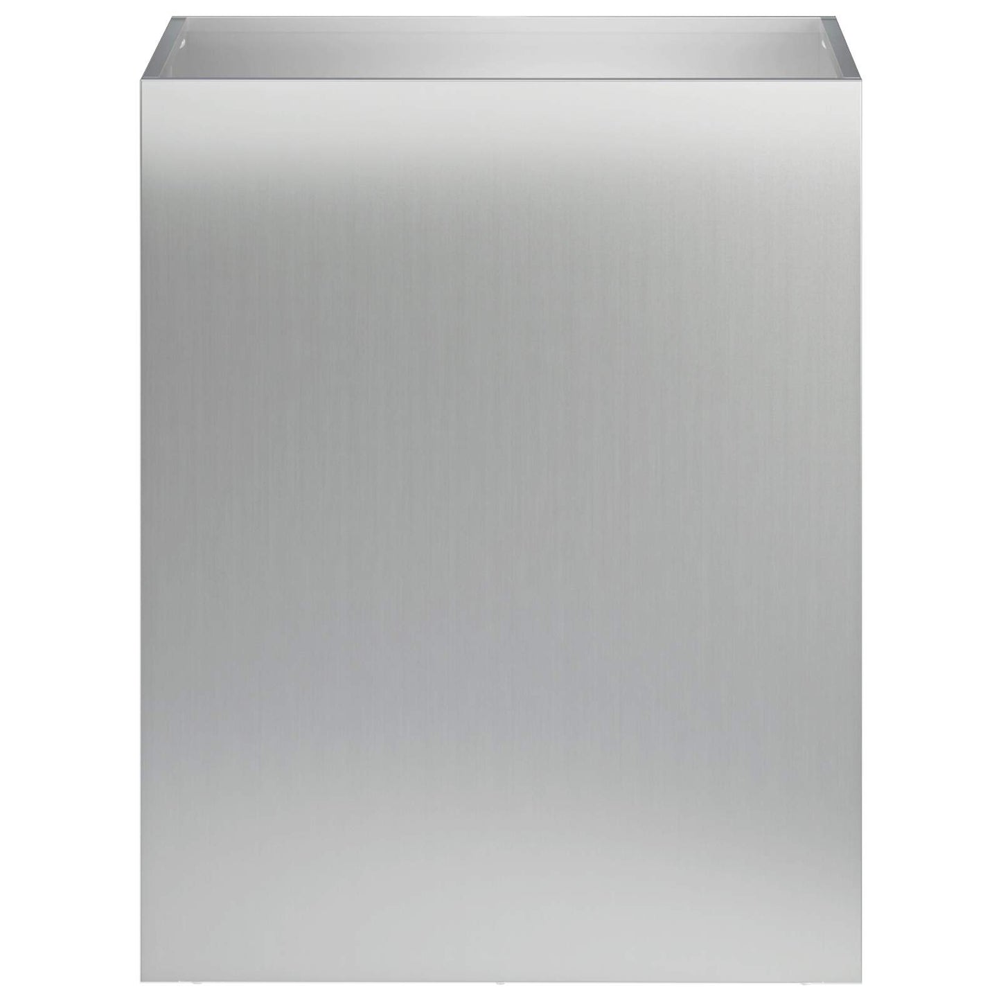 vidaXL Garden Planter 2 pcs Silver 40 x 30 x 50 cm Galvanised Steel
