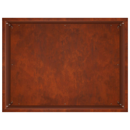 vidaXL Garden Planter Rusty 40 x 30 x 50 cm Weathering Steel