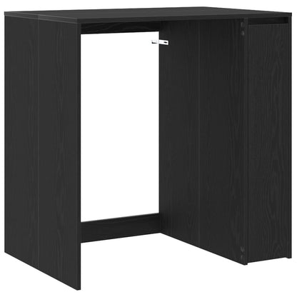 vidaXL Wash Machine Cabinet Black Oak 87 x 60 x 89 cm Engineered wood