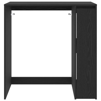 vidaXL Wash Machine Cabinet Black Oak 87 x 60 x 89 cm Engineered wood