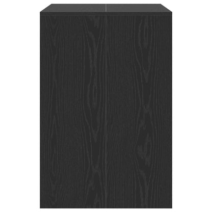 vidaXL Wash Machine Cabinet Black Oak 87 x 60 x 89 cm Engineered wood