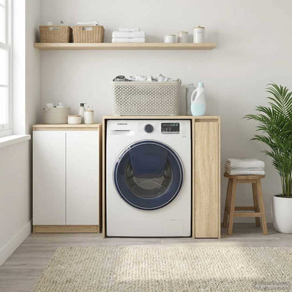 vidaXL Wash Machine Cabinet Sonoma 87 x 60 x 89 cm Engineered wood