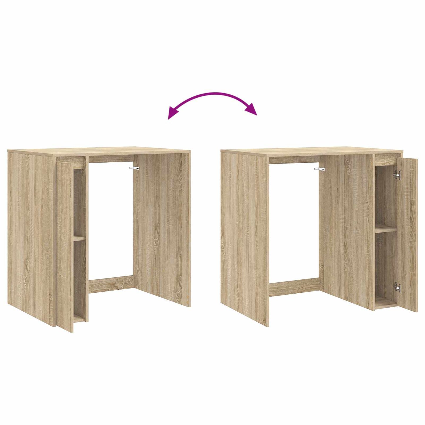 vidaXL Wash Machine Cabinet Sonoma 87 x 60 x 89 cm Engineered wood