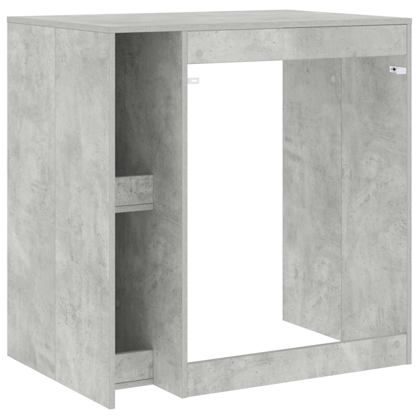 vidaXL Wash Machine Cabinet Concrete 87 x 60 x 89 cm Engineered wood