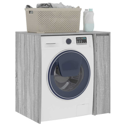 vidaXL Wash Machine Cabinet with Storage Grey Sonoma 87 x 60 x 89 cm