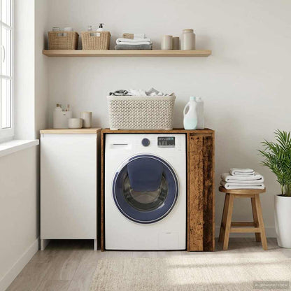 vidaXL Wash Machine Cabinet Old Wood 87 x 60 x 89 cm Engineered wood