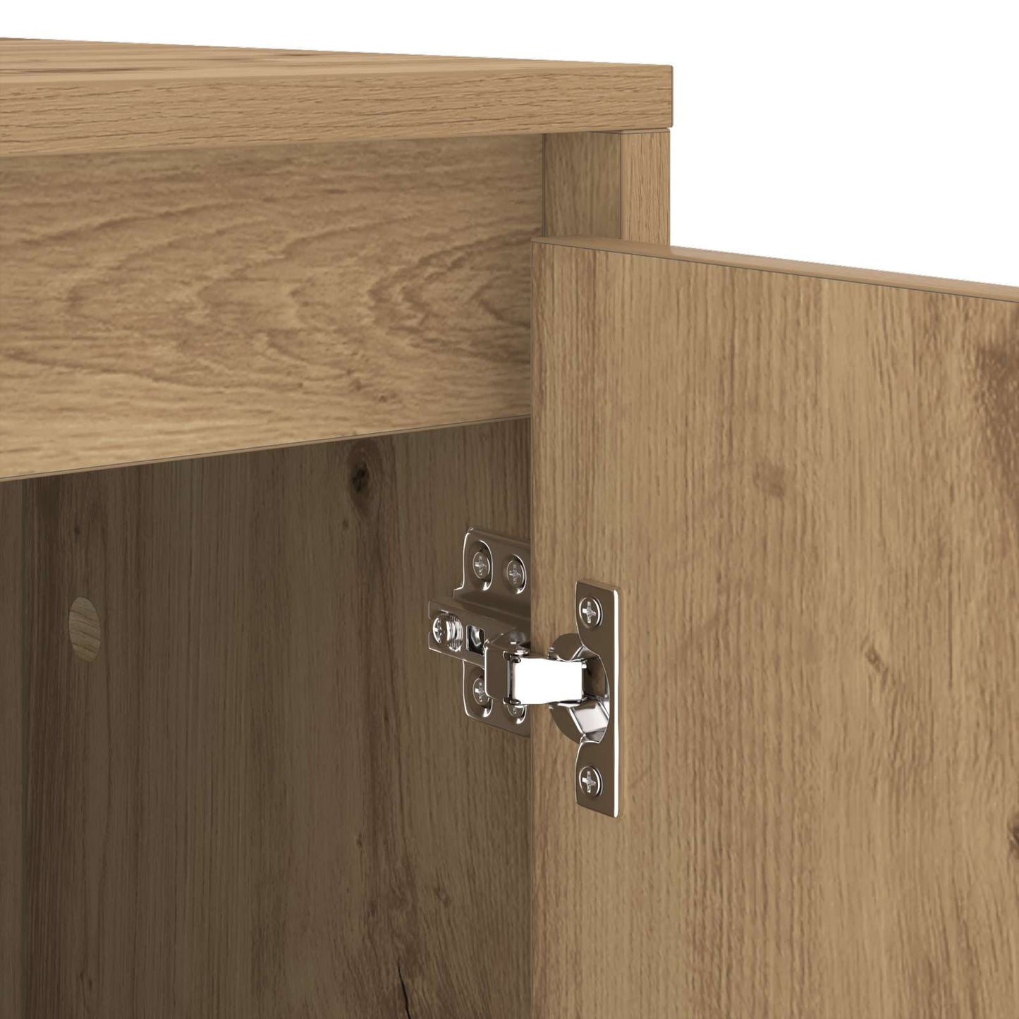 vidaXL Wash Machine Cabinet with Storage Artisan Oak 87 x 60 x 89 cm