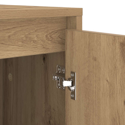 vidaXL Wash Machine Cabinet with Storage Artisan Oak 87 x 60 x 89 cm