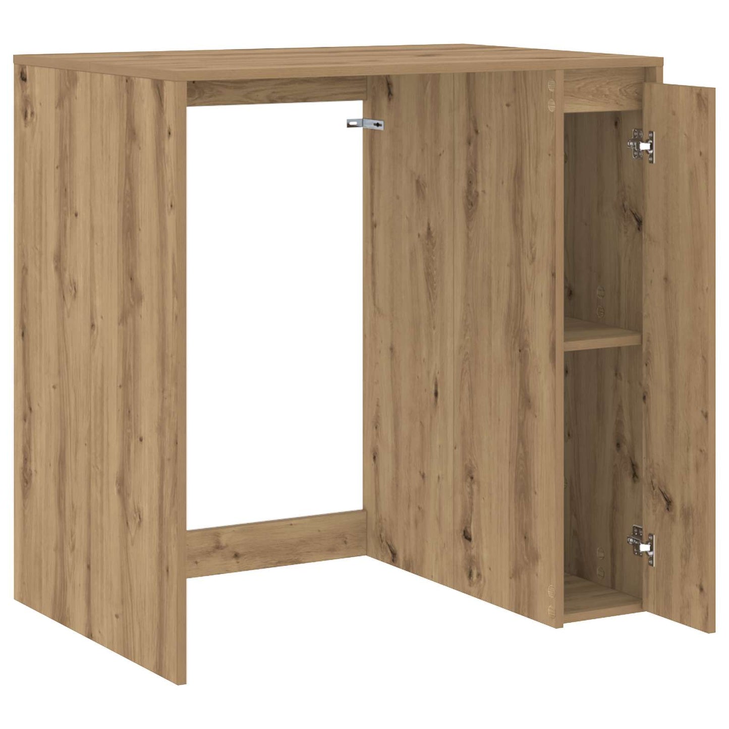 vidaXL Wash Machine Cabinet with Storage Artisan Oak 87 x 60 x 89 cm