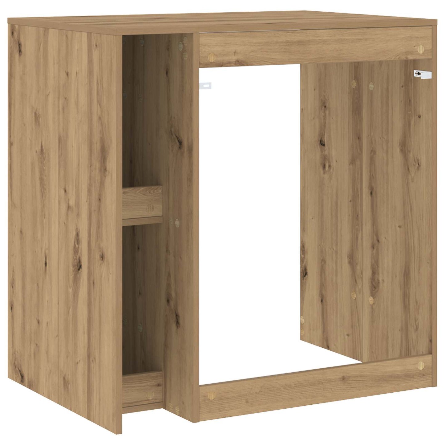 vidaXL Wash Machine Cabinet with Storage Artisan Oak 87 x 60 x 89 cm