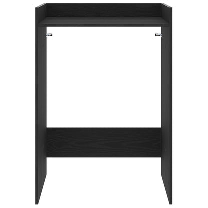 vidaXL Wash Machine Cabinet with Storage Black Oak 67.5 x 62 x 97 cm