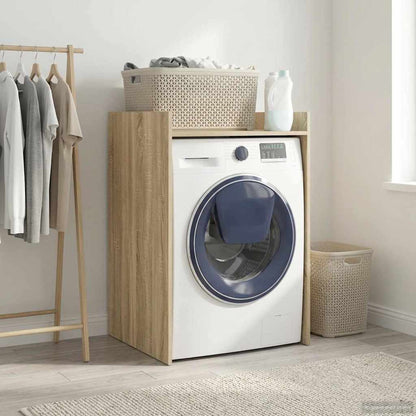 vidaXL Wash Machine Cabinet with Storage Sonoma Oak 67.5 x 62 x 97 cm