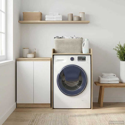 vidaXL Wash Machine Cabinet with Storage Sonoma Oak 67.5 x 62 x 97 cm