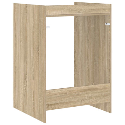 vidaXL Wash Machine Cabinet with Storage Sonoma Oak 67.5 x 62 x 97 cm