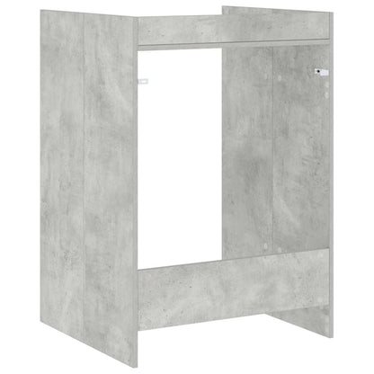 vidaXL Wash Machine Cabinet Concrete Grey 67.5 x 62 x 97 cm
