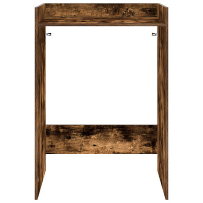vidaXL Wash Machine Cabinet with Storage Smoked Oak 67.5 x 62 x 97 cm