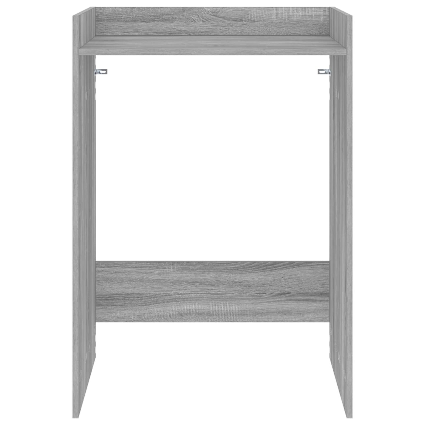 vidaXL Wash Machine Cabinet with Storage Grey Sonoma 67.5 x 62 x 97 cm