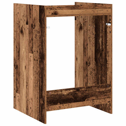 vidaXL Wash Machine Cabinet Old Wood 67.5 x 62 x 97 cm Engineered wood