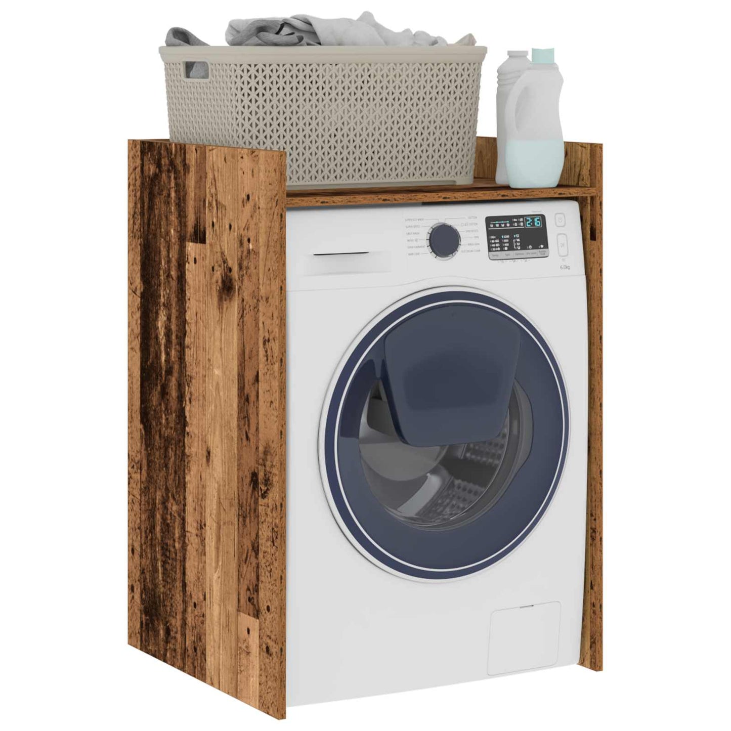 vidaXL Wash Machine Cabinet Old Wood 67.5 x 62 x 97 cm Engineered wood