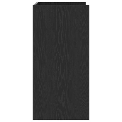 vidaXL Wash Machine Cabinet with Storage Black Oak 67.5 x 48 x 97 cm