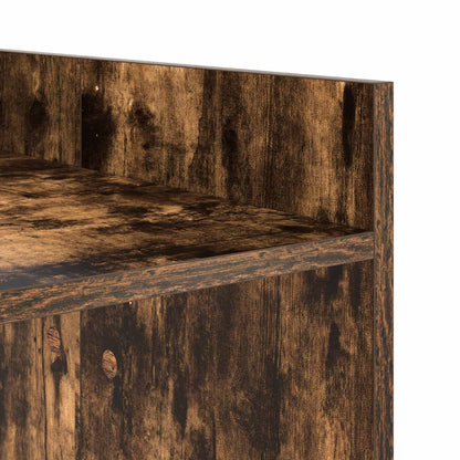 vidaXL Wash Machine Cabinet with Storage Smoked Oak 67.5 x 48 x 97 cm