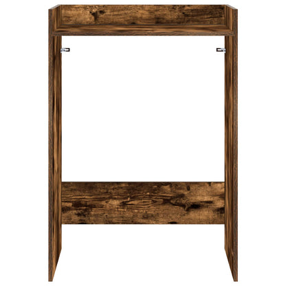 vidaXL Wash Machine Cabinet with Storage Smoked Oak 67.5 x 48 x 97 cm