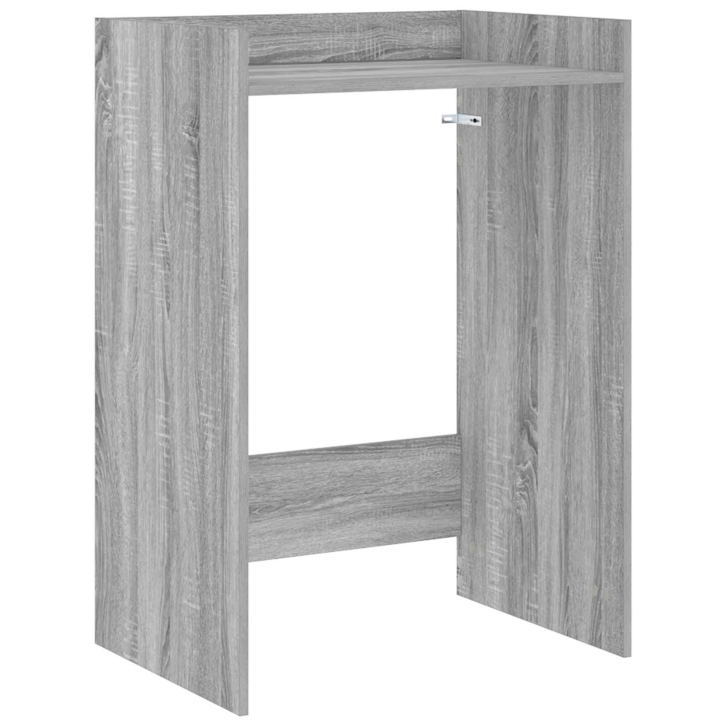 vidaXL Wash Machine Cabinet with Storage Grey Sonoma 67.5 x 48 x 97 cm