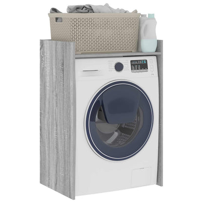 vidaXL Wash Machine Cabinet with Storage Grey Sonoma 67.5 x 48 x 97 cm