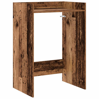 vidaXL Wash Machine Cabinet Old Wood 67.5 x 48 x 97 cm Engineered wood