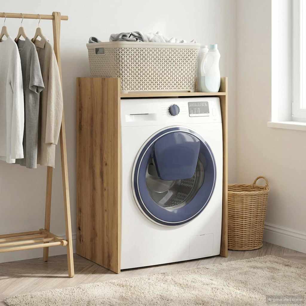 vidaXL Wash Machine Cabinet Artisian Oak 67.5 x 48 x 97 cm