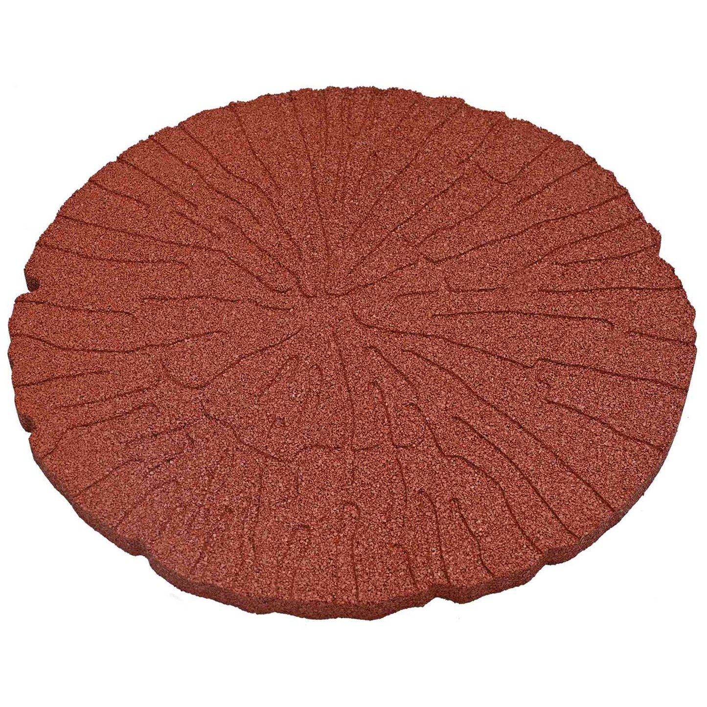 vidaXL Stepping Stone 6 pcs Red Ø 45 x 1.8 cm Rubber