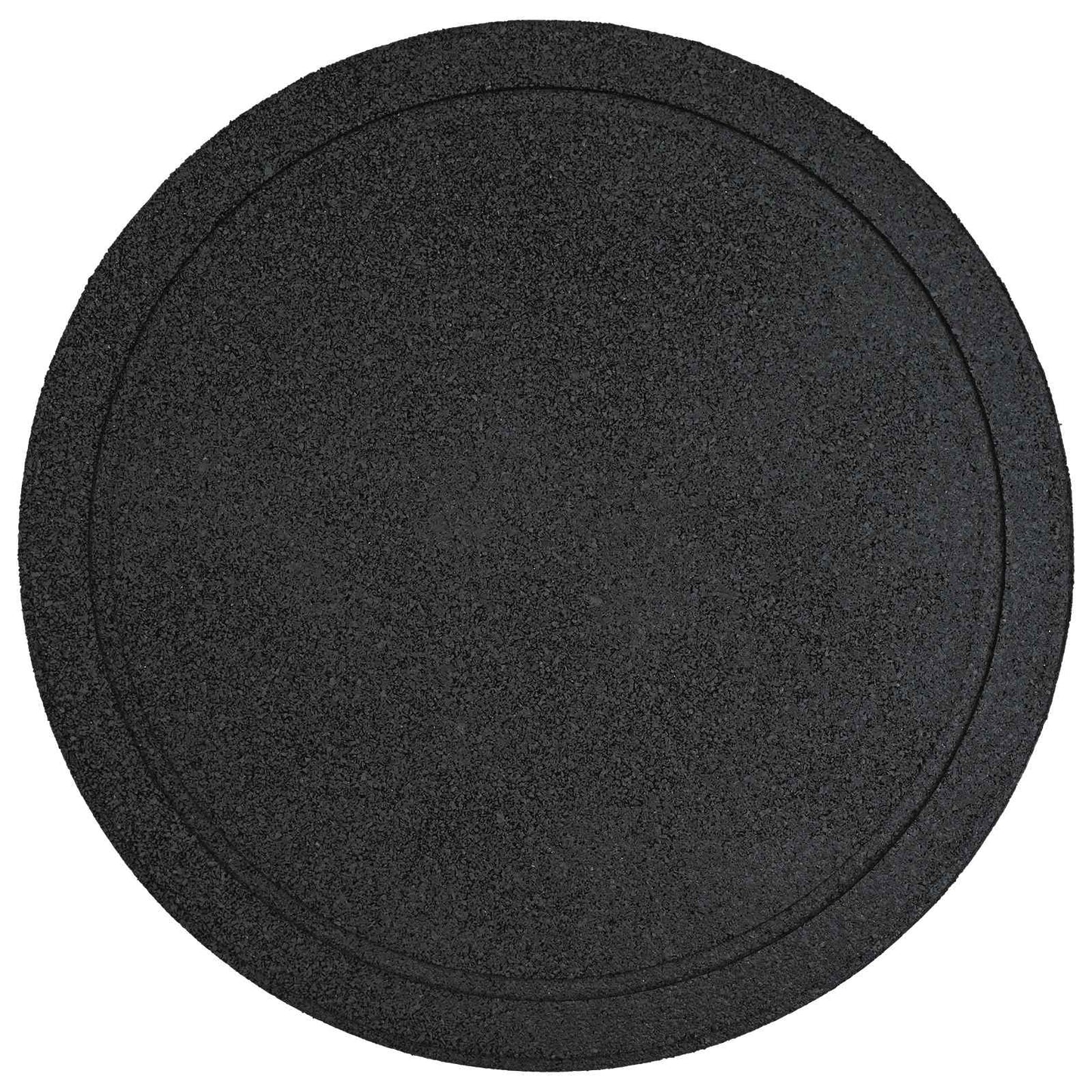 vidaXL Stepping Stone 6 pcs Black Ø 44 x 2 cm Rubber