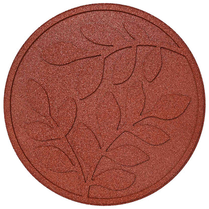 vidaXL Stepping Stone 6 pcs Red Ø 44 x 2 cm Rubber