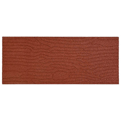 vidaXL Stepping Stone 6 pcs Red 60.5 x 25 x 2 cm Rubber