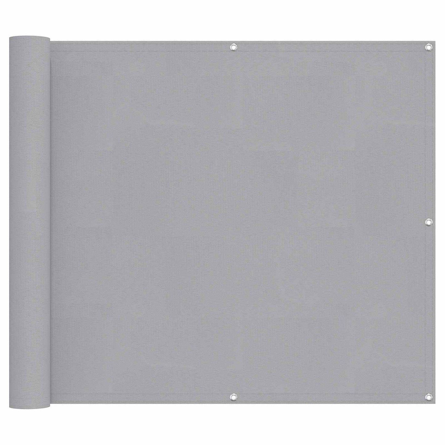 vidaXL Balcony Screen Light Grey 100 x 400 cm Oxford Fabric
