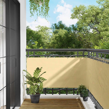 vidaXL Balcony Screen 75 x 200 cm PU coated oxford alu
